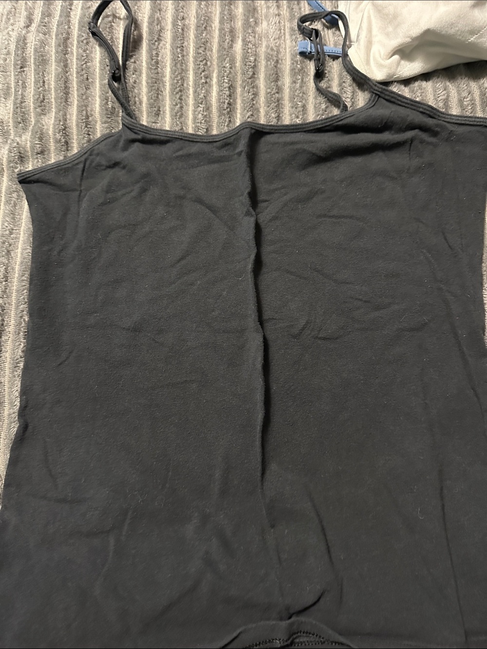 SO Black Adjustable Strap Camisole